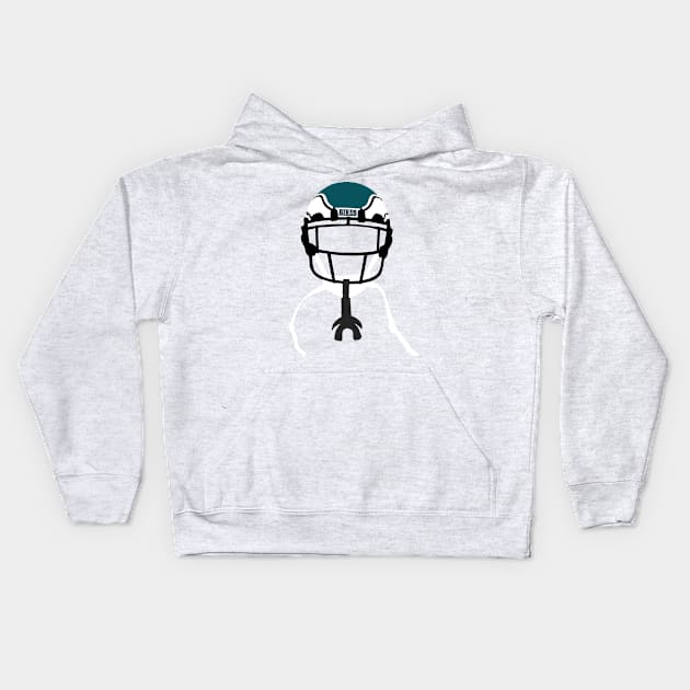 Birds Helmet Kids Hoodie by Center City Threads